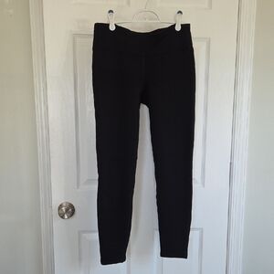 Athleta Altitude Edge Fleece Lined Stash High Rise Legging | Black S